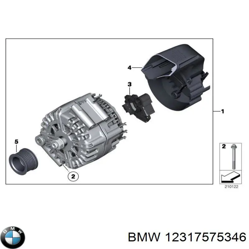 Polea rueda libre BMW 7 sedán (F01, F02, F03, F04) (2008 - 2015) precio, desde 36,21 EUR