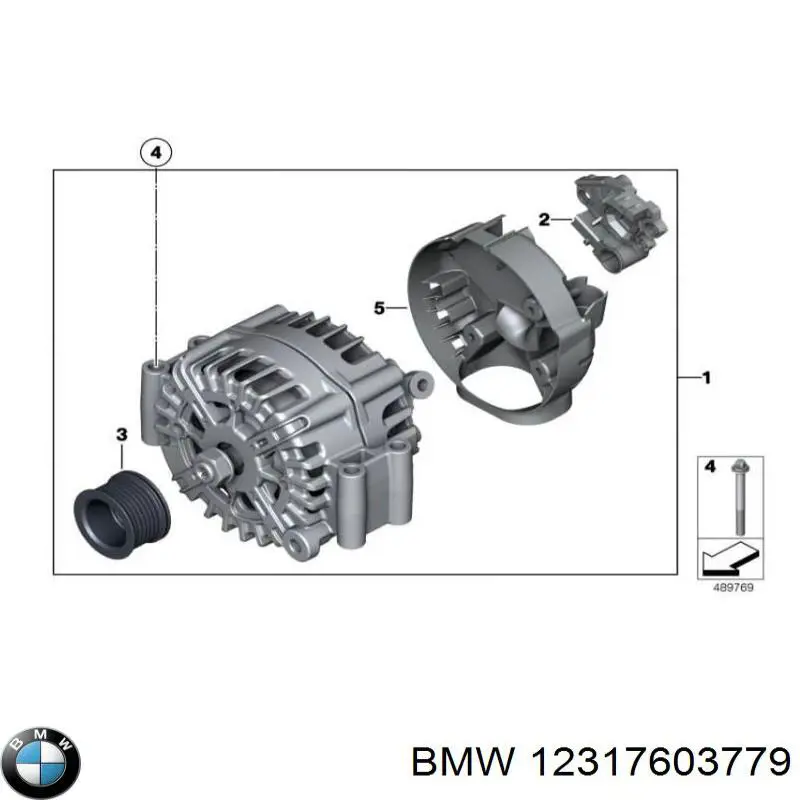 Alternador del motor BMW 12317603779 precio, desde 357,85 EUR