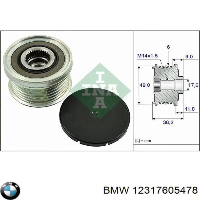 Generador BMW 1042106403