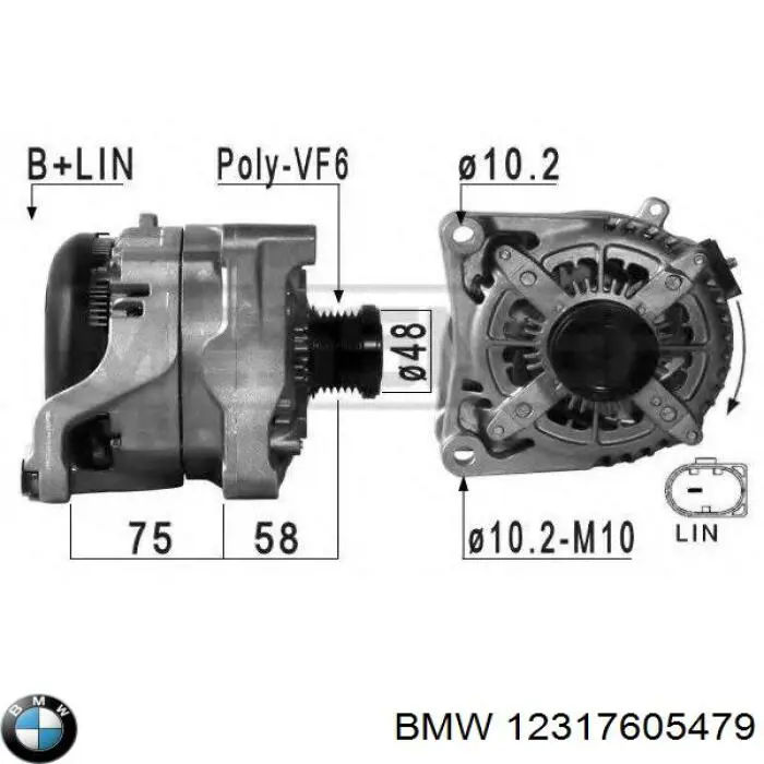 Comprar 12317605479 BMW Dynamo