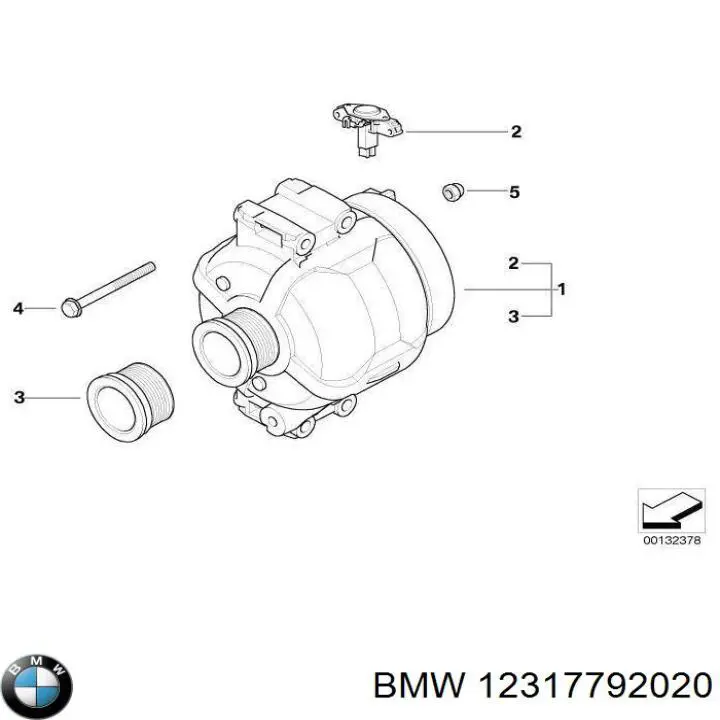 Polea del cigüeñal BMW 12317792020 precio, desde 86,55 EUR