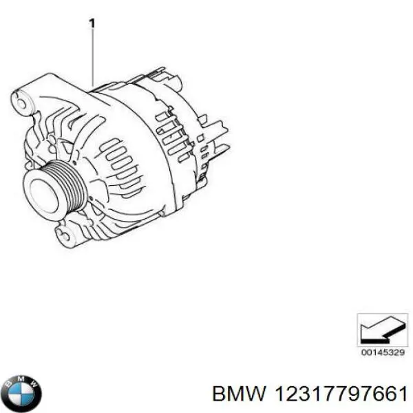 Alternador 12317797661 BMW