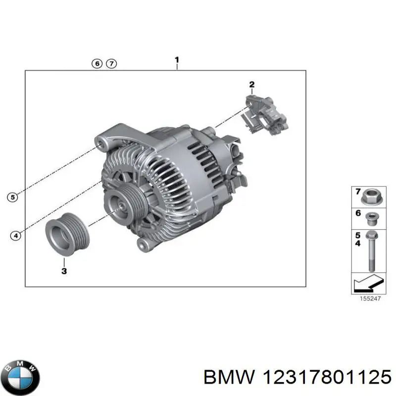 Polea de la bomba de agua BMW 12317801125 precio, desde 87,31 EUR