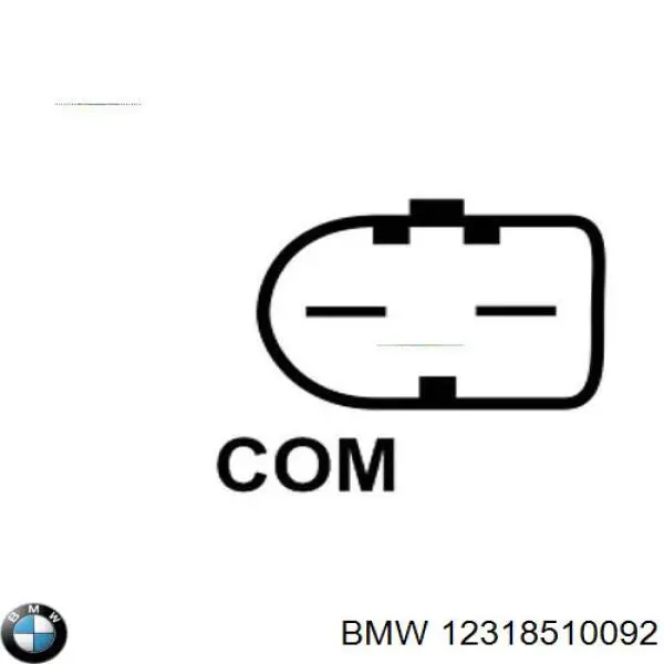 12318510092 BMW regulador del alternador