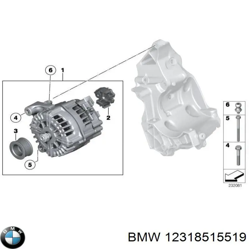 12318515519 BMW Regulador alternador