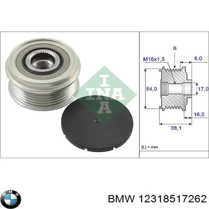 Alternador BMW 12318517262