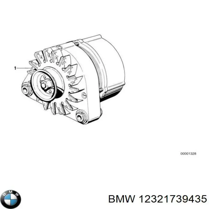Comprar 12321739435 BMW Regulador del alternador