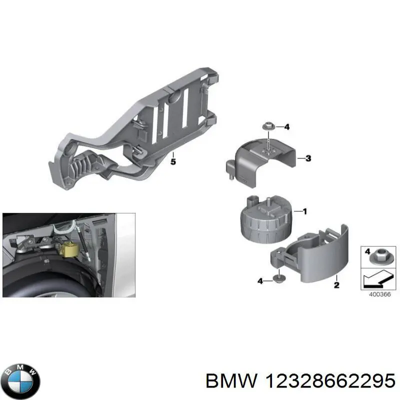12328662295 BMW módulo de control de carga de la batería principal (ecu)