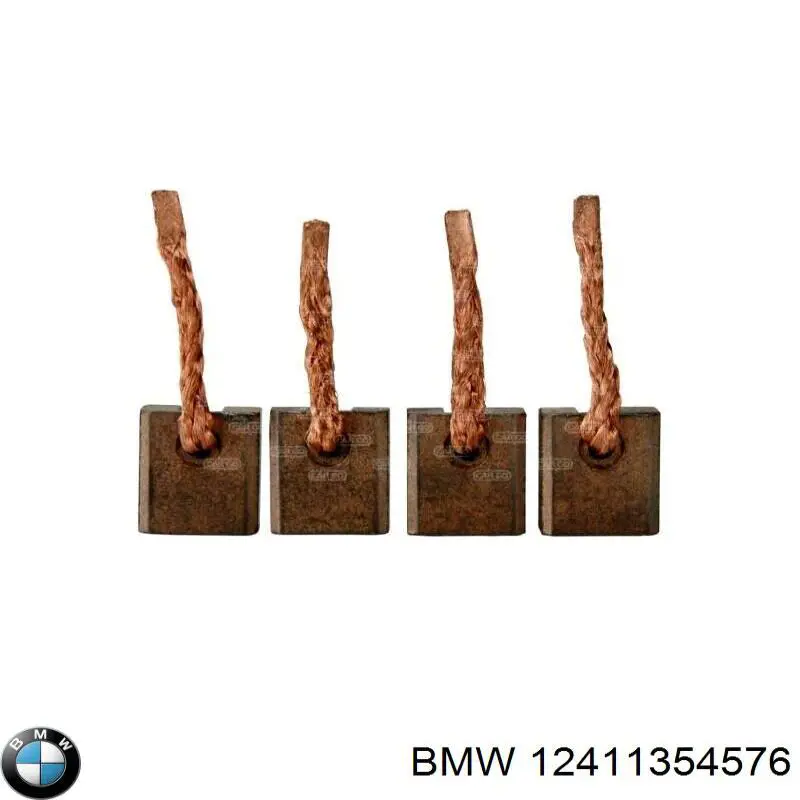 12411354576 BMW escobilla de carbón, arrancador