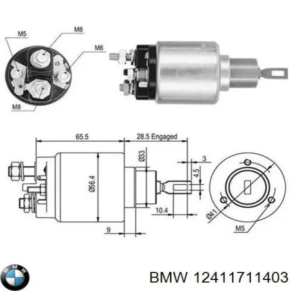 0001218027 BMW motor de arranque
