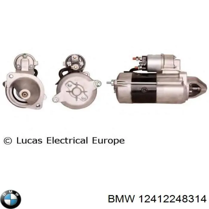 12412248314 BMW Arranque motores