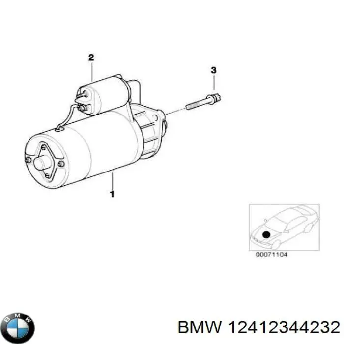 12412344232 BMW