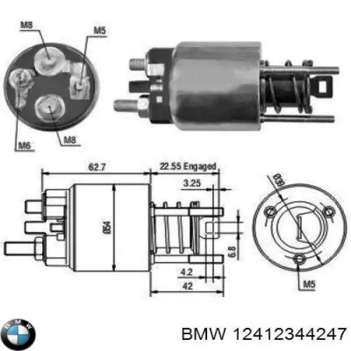 12412344247 BMW Arranque motores