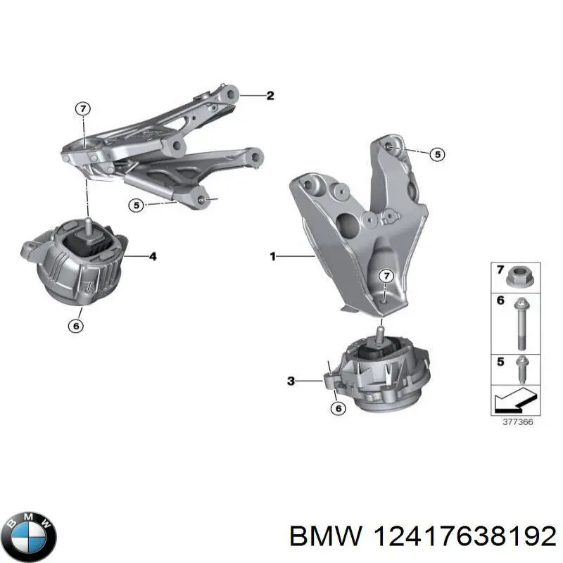 12417638192 BMW motor de arranque