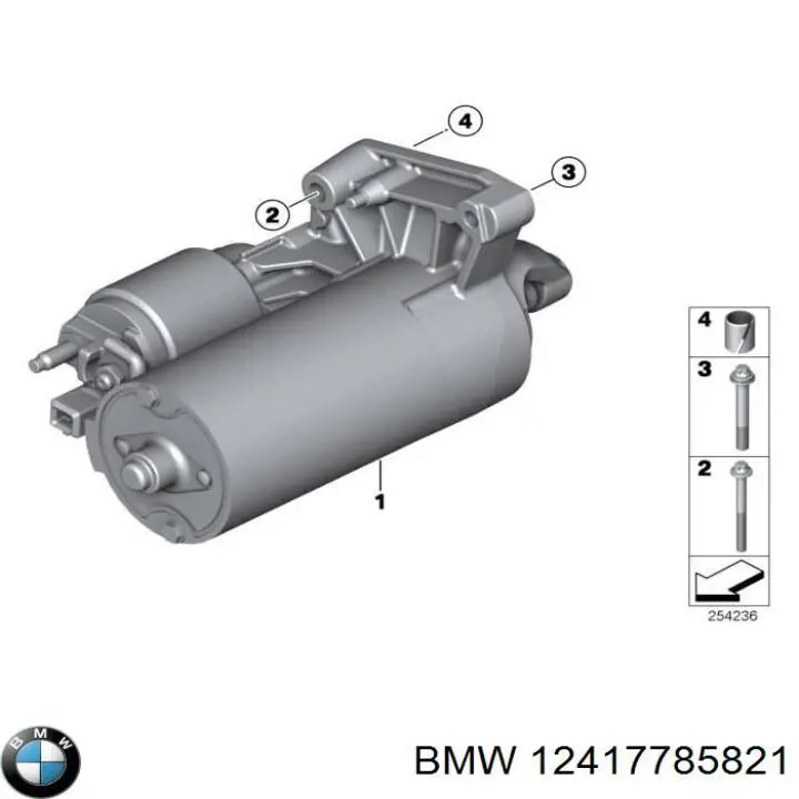 Burro de arranque  BMW 12417785821 precio, desde 295,03 EUR