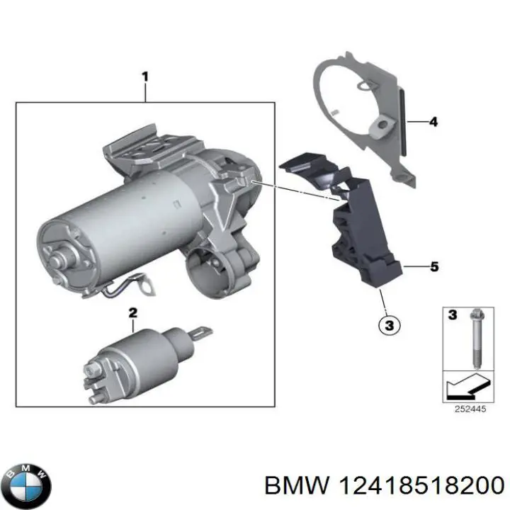 Comprar 12418518200 BMW Interruptor magnético de arranque