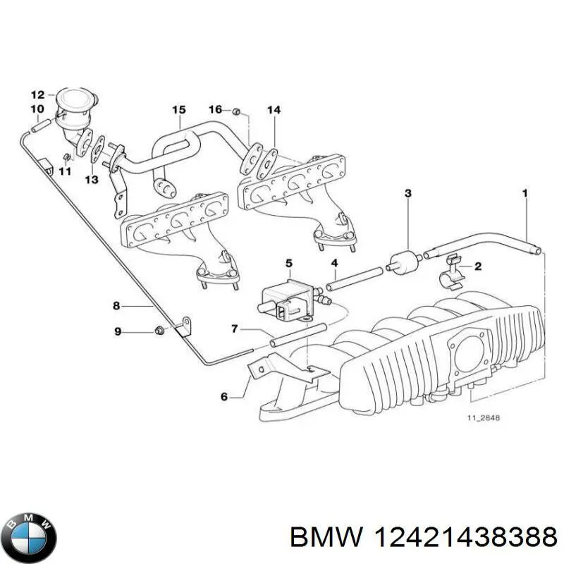  BMW 12421438388 precio, desde 3,45 EUR