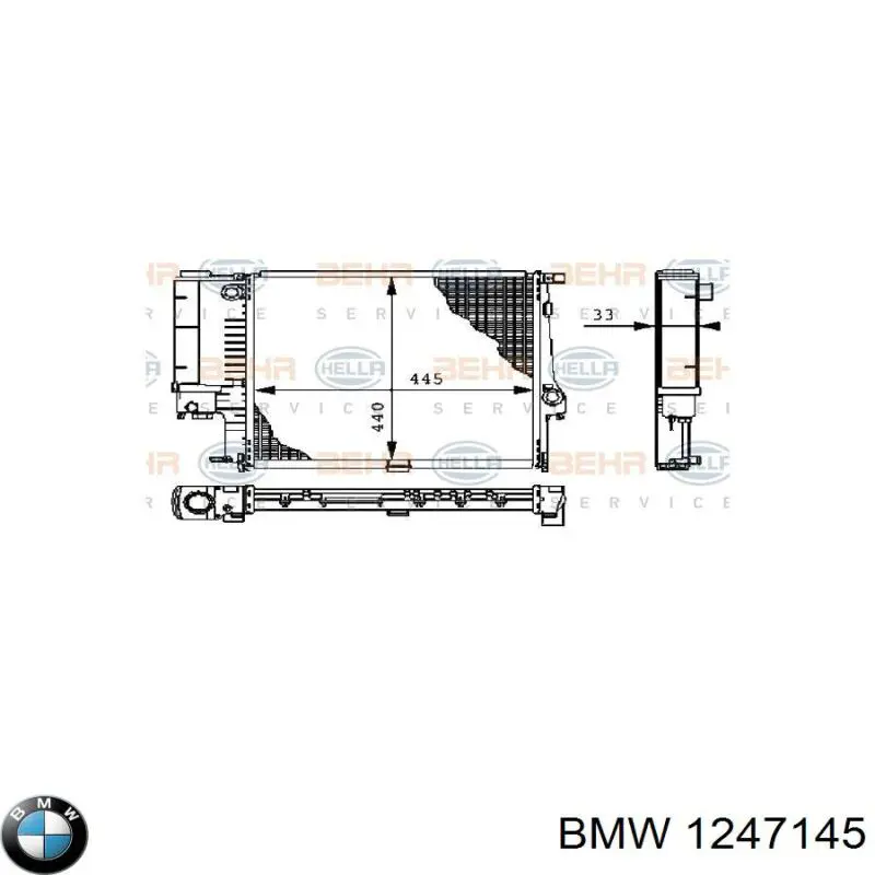 Comprar 1247145 BMW Radiador de auto