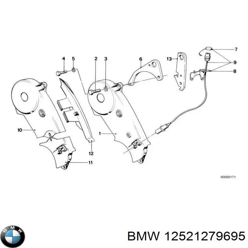 Generador de impulsos, cigüeñal  BMW 12521279695 precio, desde 34,61 EUR