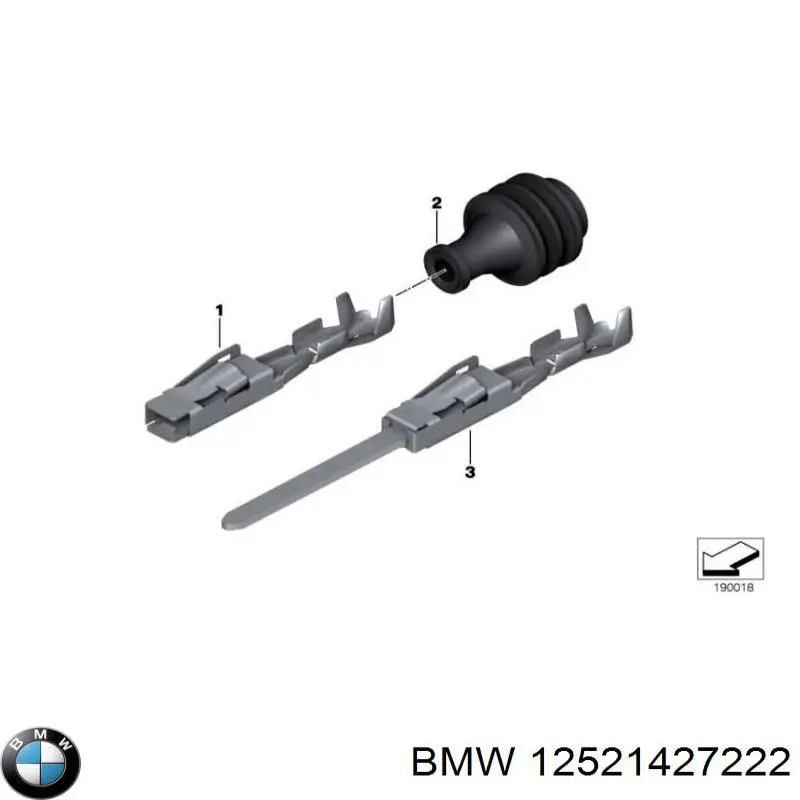 Comprar 12521427222 BMW Conector del sensor de desgaste de pastillas de freno
