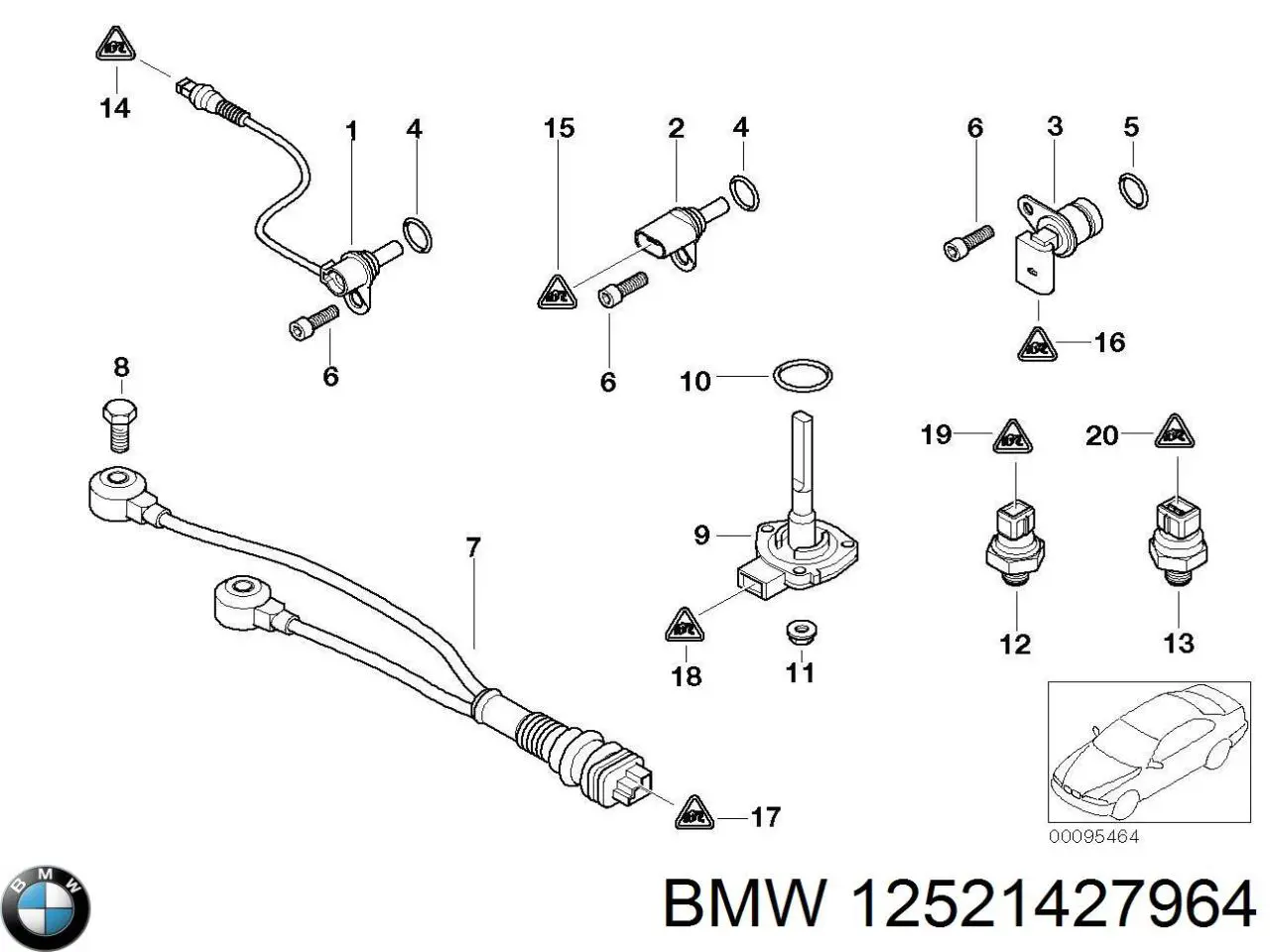  BMW 12521427964 precio, desde 6,43 EUR