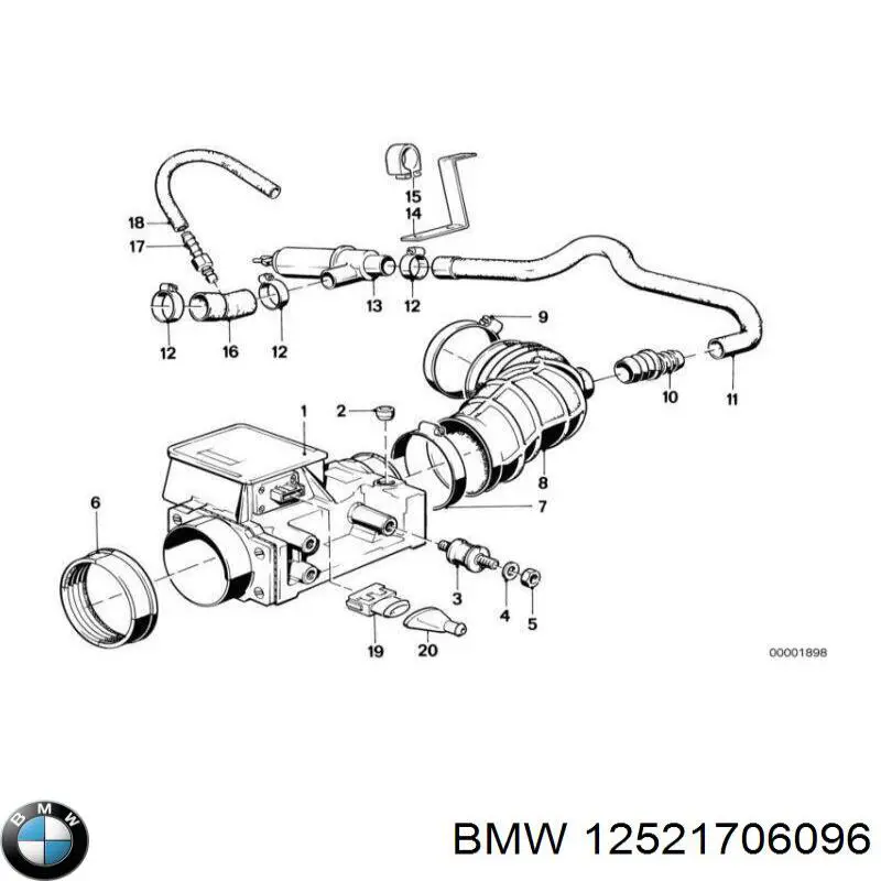  BMW 12521706096