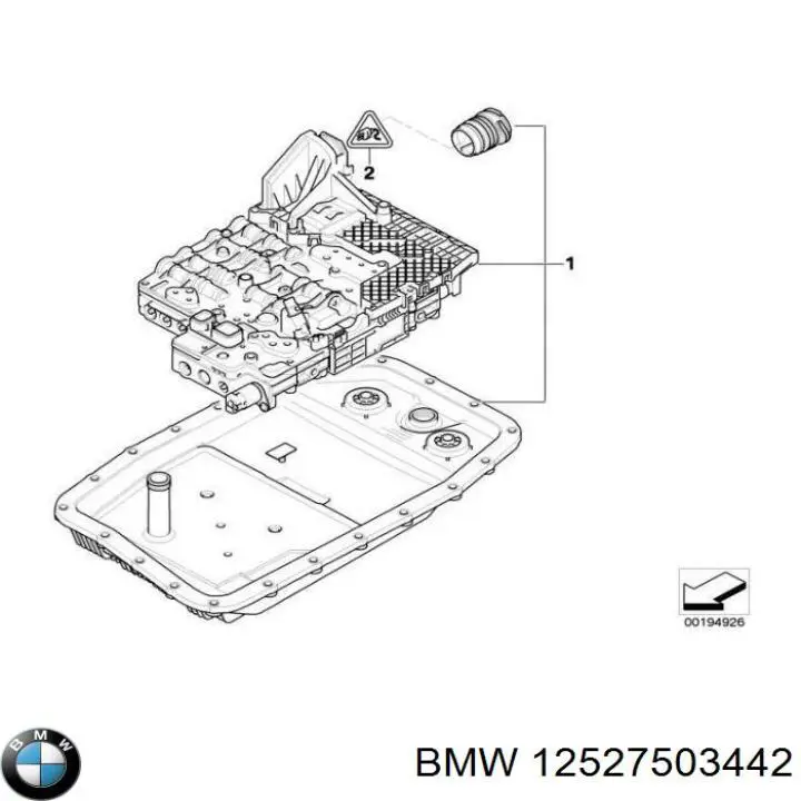 12527503442 BMW conector de transmision automatica