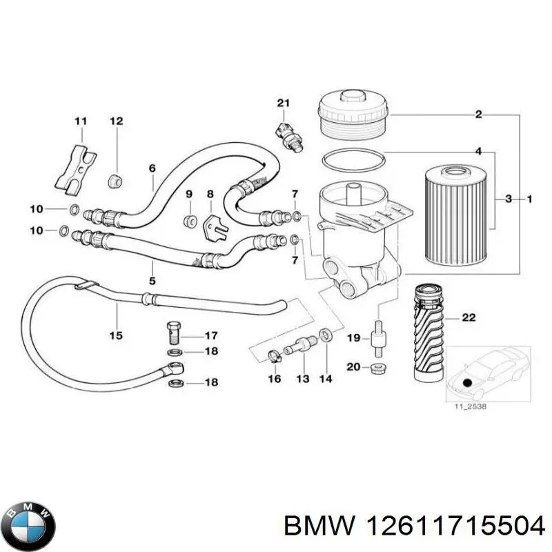 Comprar 12611715504 BMW Sensor de presión de aceite