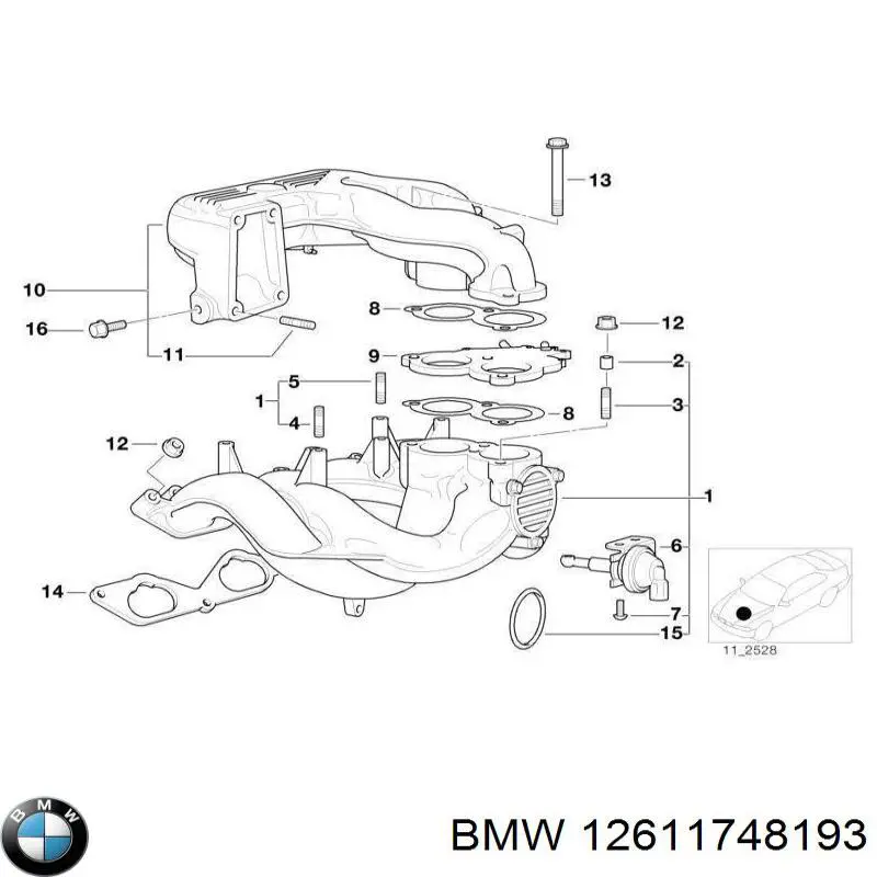 Sensor de nivel de aceite 12611735398 BMW