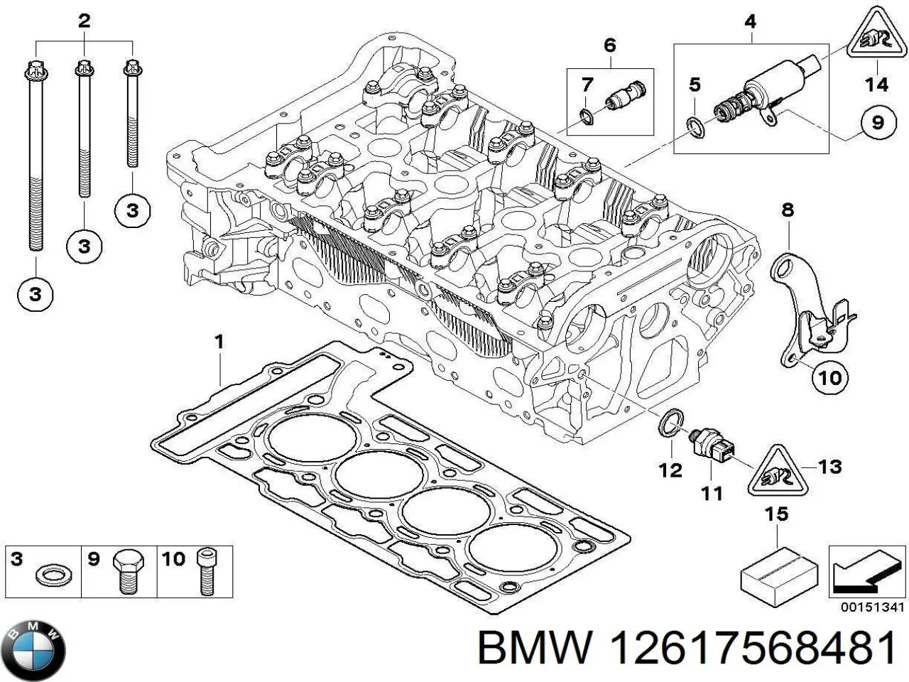 Comprar 12617568481 BMW Sensor de presión de aceite