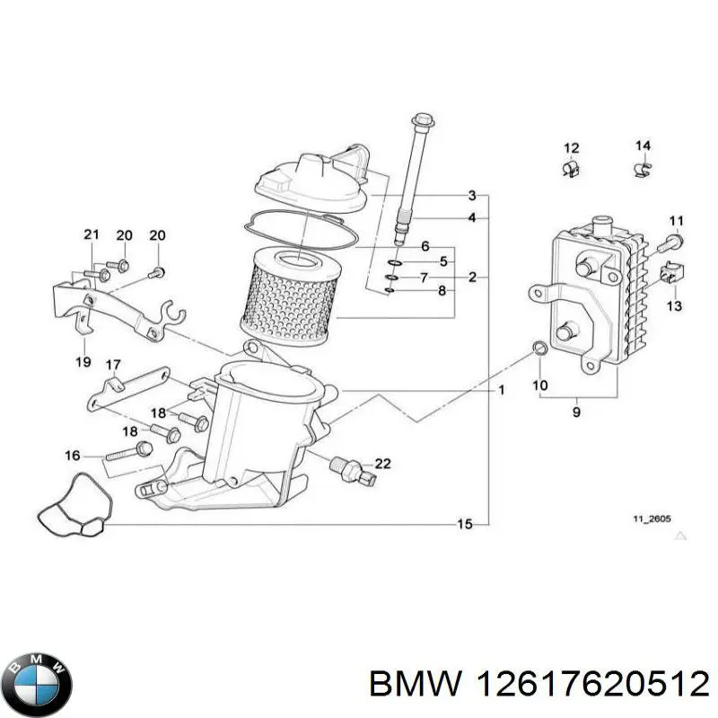 Comprar 12617620512 BMW Sensor de presión de aceite