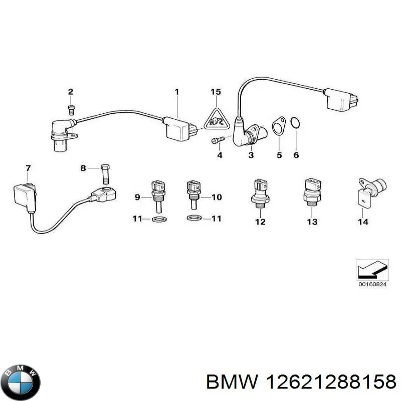 Sensor de temperatura del refrigerante del tablero BMW 12621288158 precio, desde 10,04 EUR