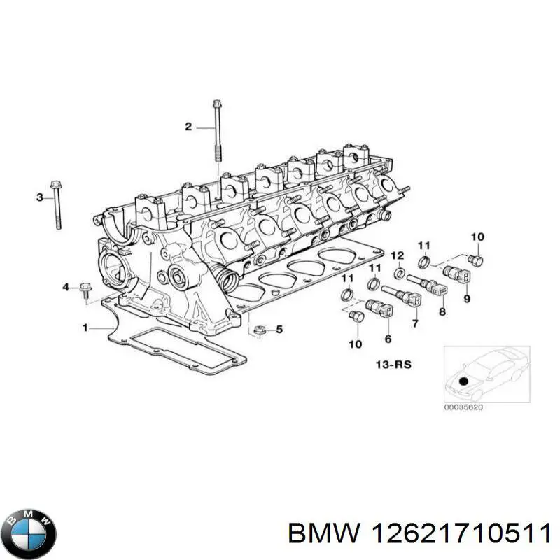 Sensor de temperatura del refrigerante BMW 12621710511 precio, desde 8,80 EUR