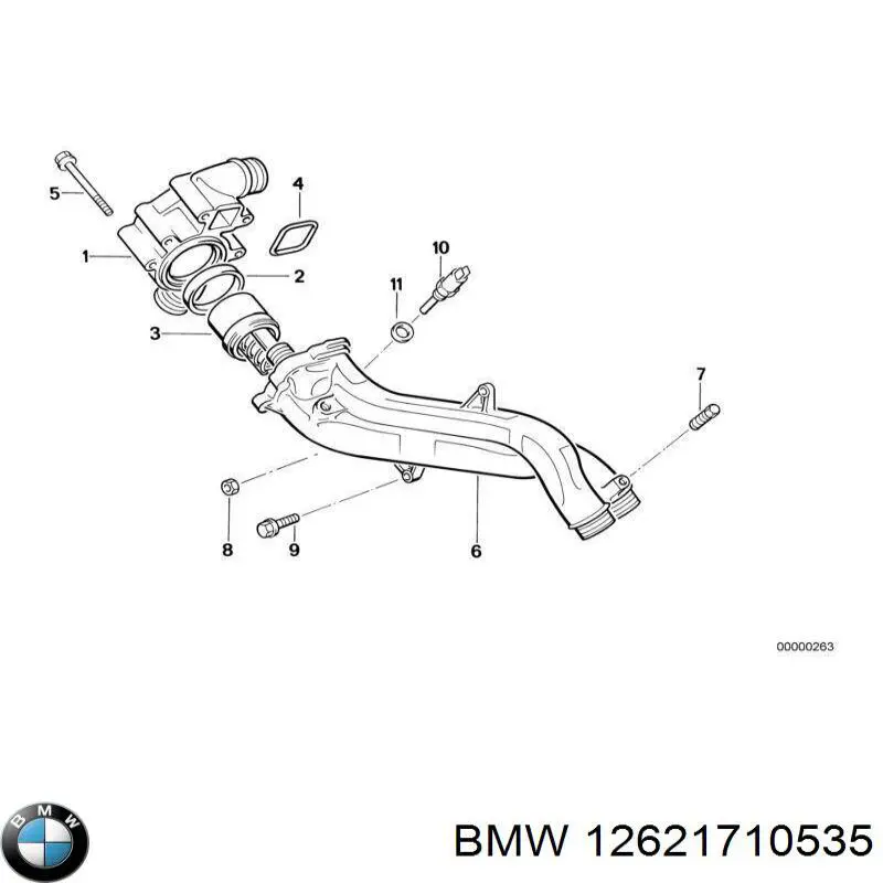 Comprar 12621710535 BMW Sensor de temperatura de agua