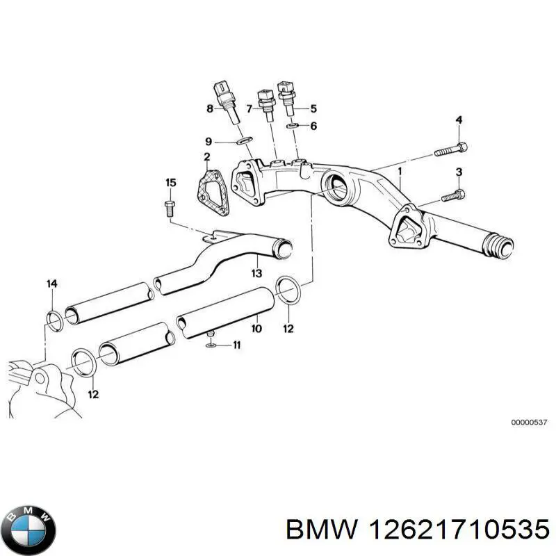 Sensor de temperatura del refrigerante BMW 12621710535 precio, desde 11,95 EUR