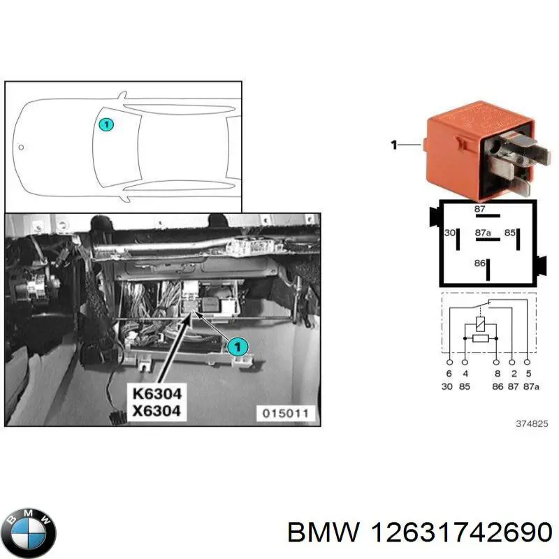 Comprar 12631742690 BMW Relé eléctrico multifuncional