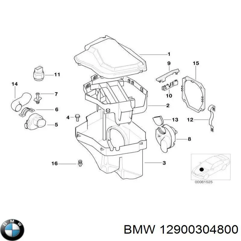 Ventilador de aspiración, aire habitáculo para BMW 7 (E65, E66, E67)