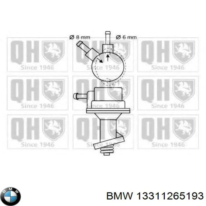 13311265193 BMW Bomba de combustible mecánica