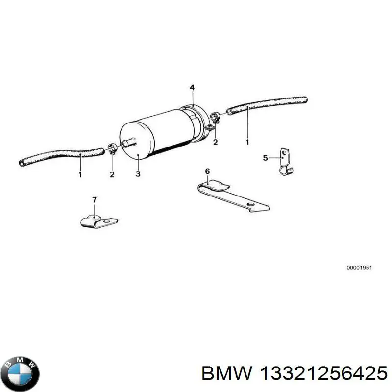13321256425 BMW filtro combustible
