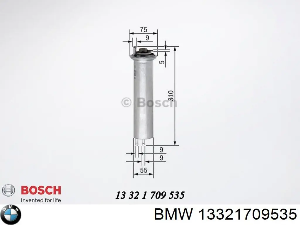 Comprar 13321709535 BMW Filtro diesel