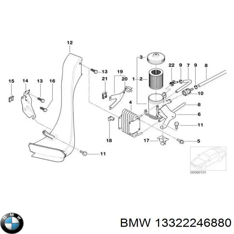  BMW 13322246880 precio, desde 7,11 EUR