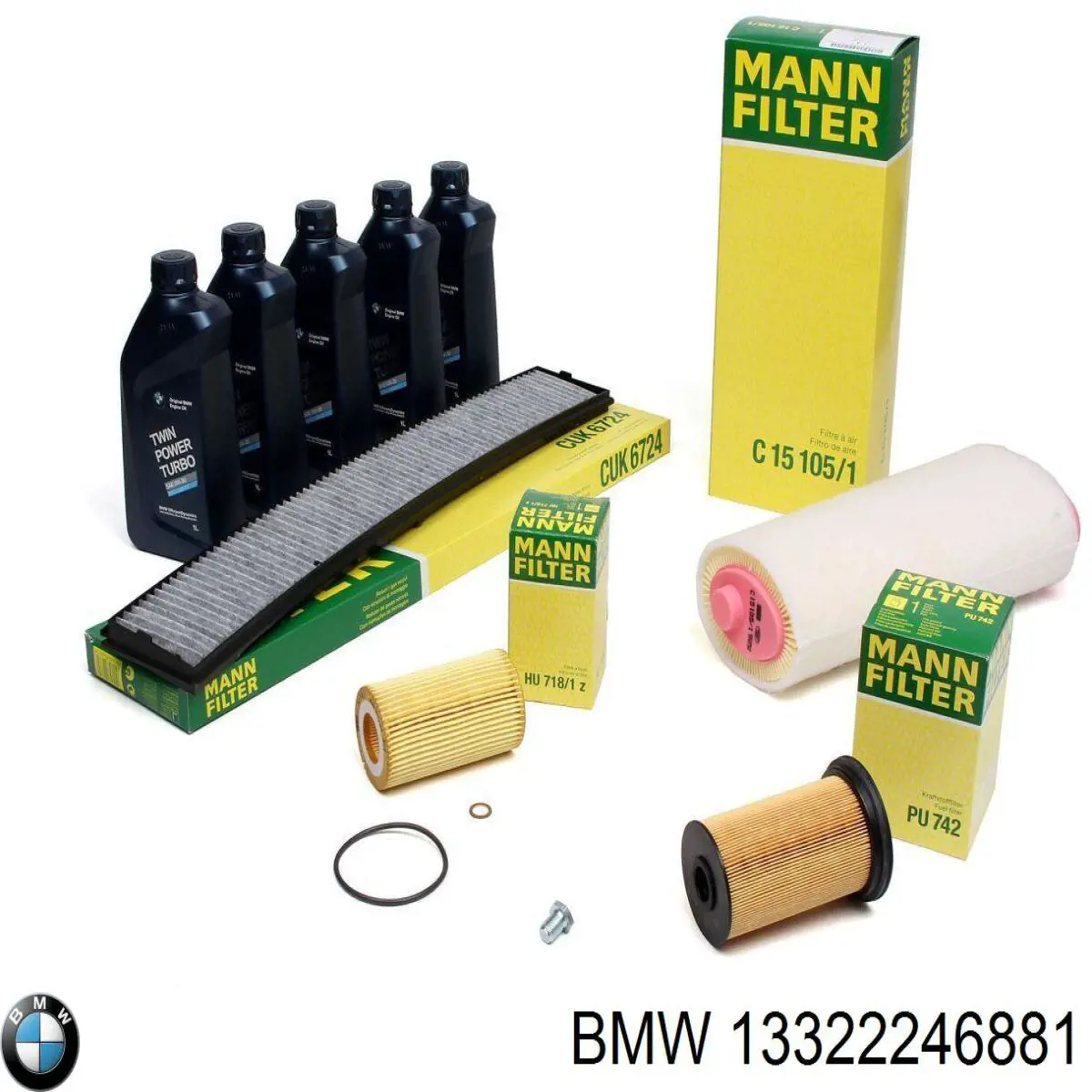 Filtro de combustible 13322246881 BMW
