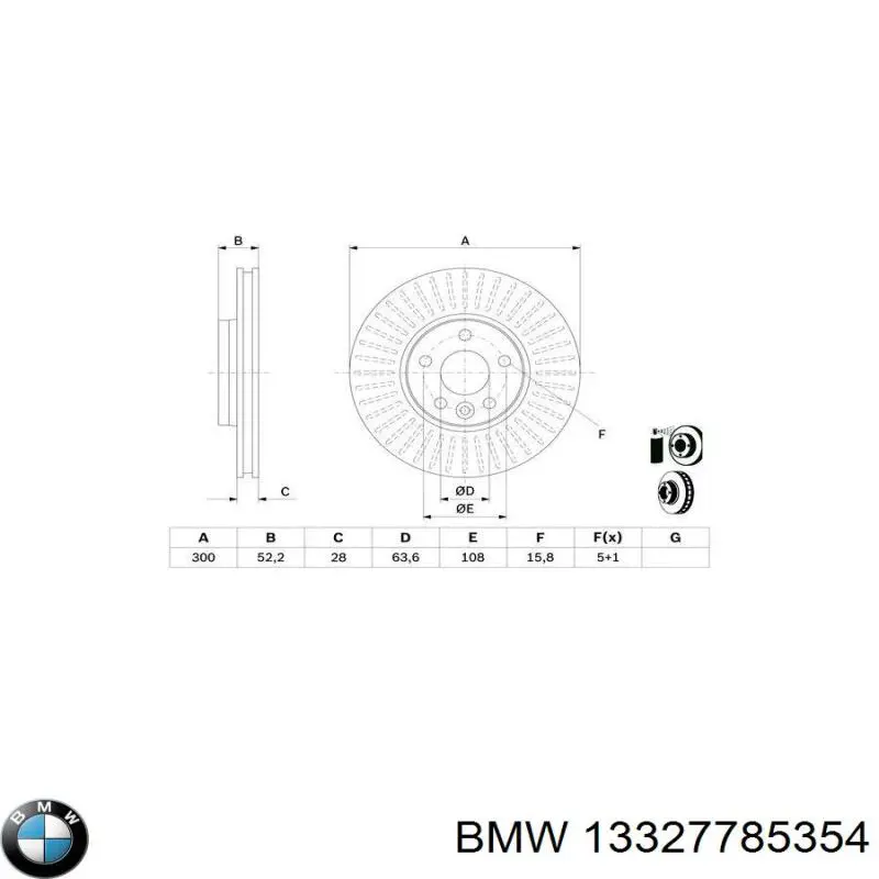 Sensor de presión del colector de admisión 13327785354 BMW