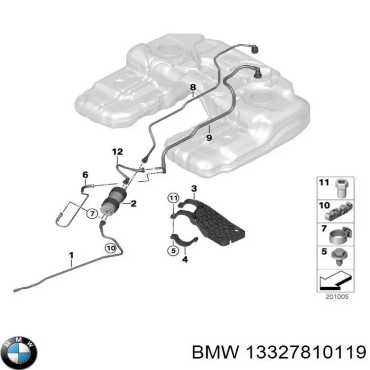 Calentador de combustible BMW 13328572517 precio, desde 341,40 EUR