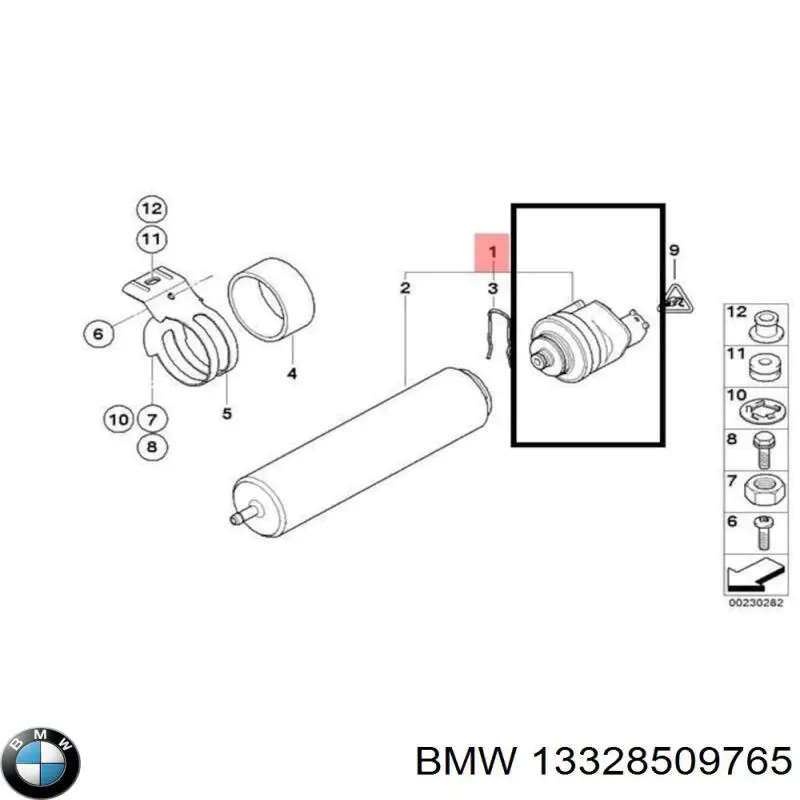 13328509765 BMW filtro combustible