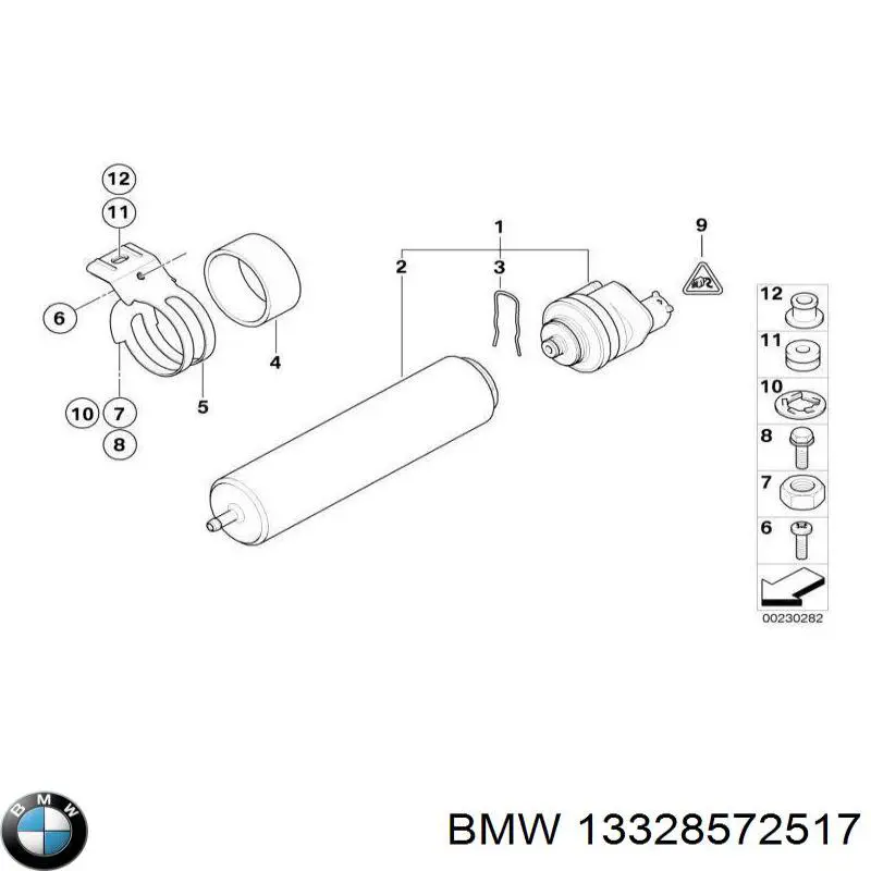 Comprar 13328572517 BMW Calentador de combustible