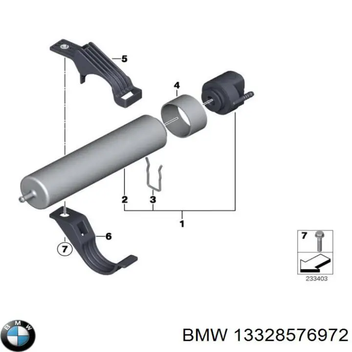 Comprar 13328576972 BMW Filtro diesel