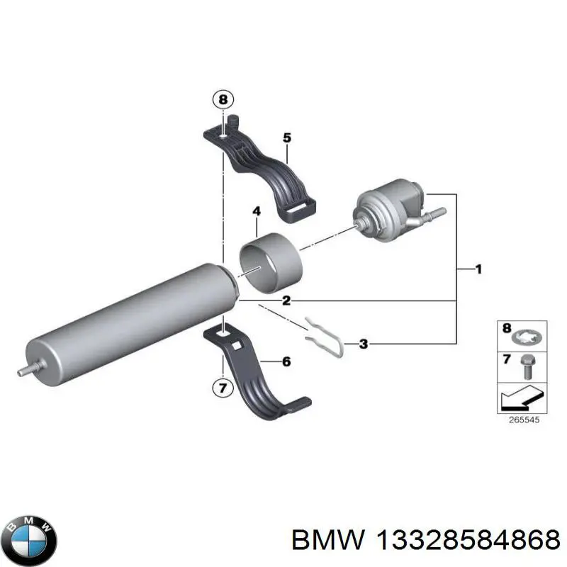 Filtro combustible BMW 13328584868 precio, desde 28,51 EUR