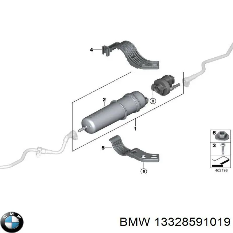 Filtro combustible BMW 13328591019 precio, desde 25,09 EUR