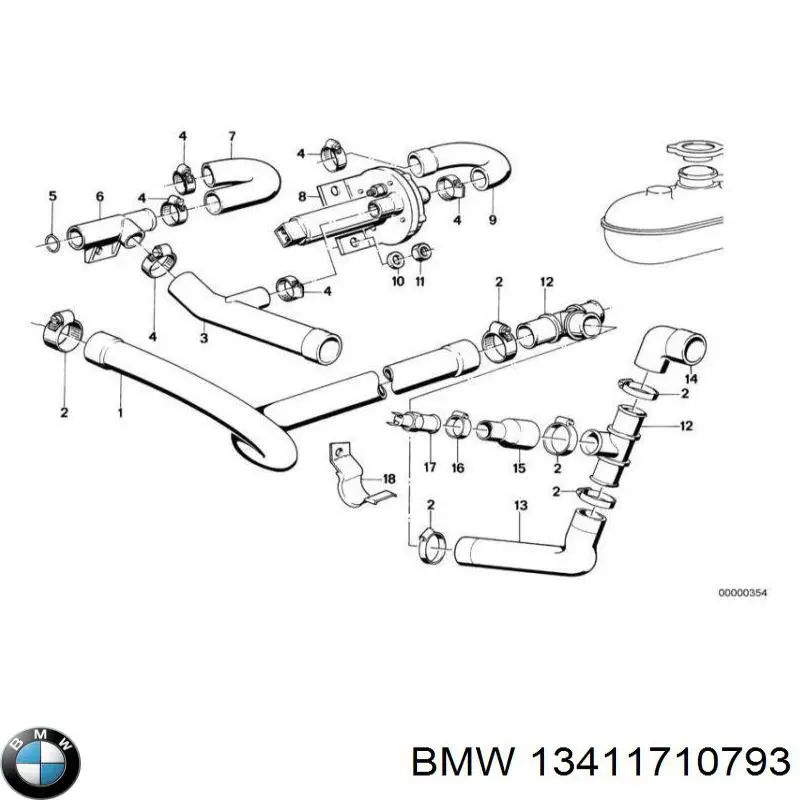 13411710793 BMW bomba de agua